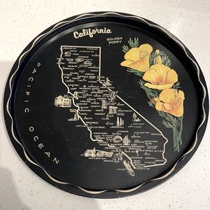 California tray vintage